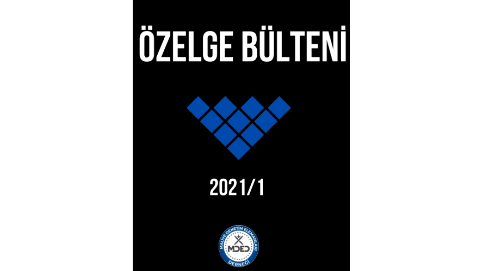 MDED 2021/1 Özelge Bülteni